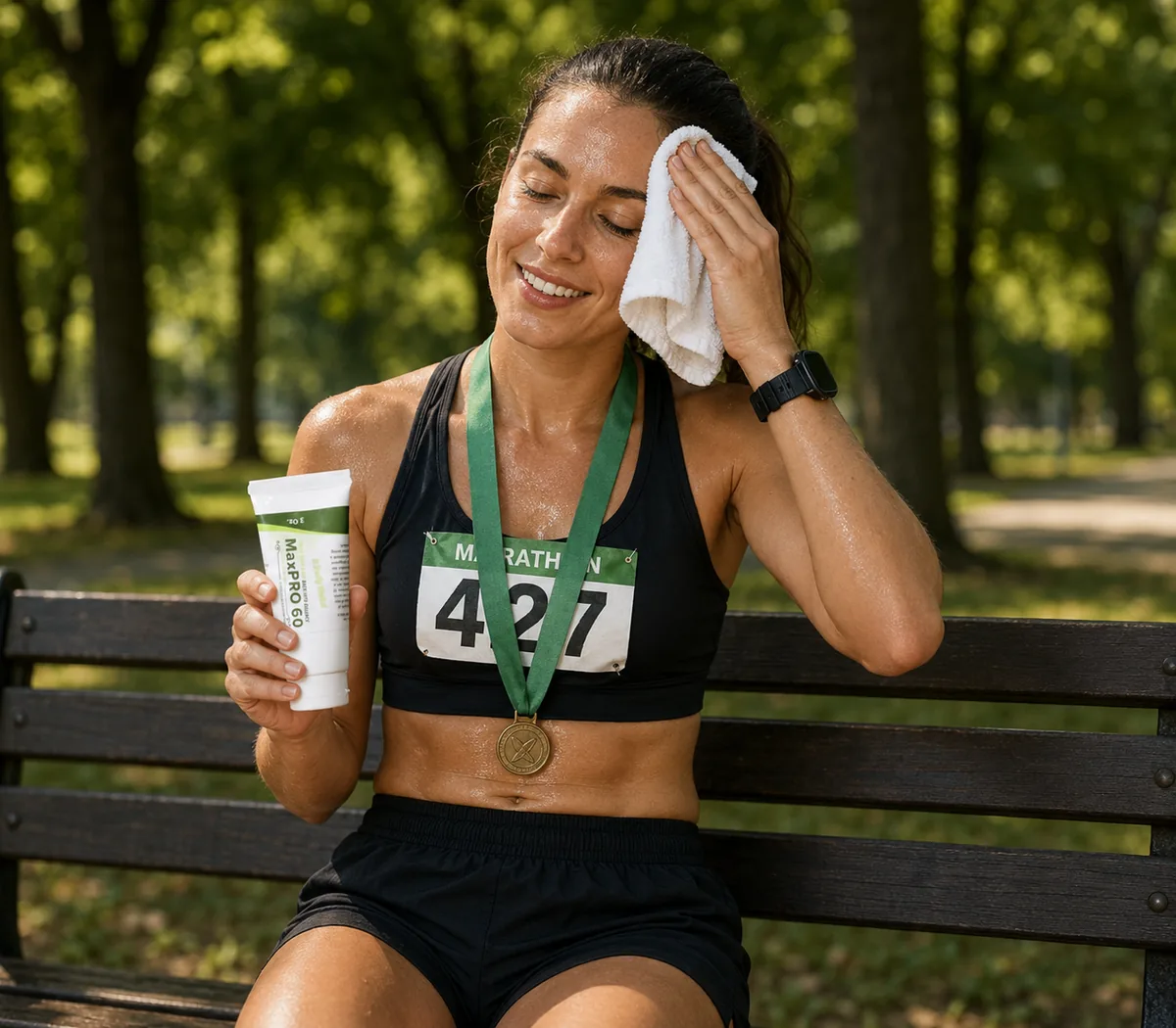 MaxPRO 60 tube with fast-acting, all-natural relief graphic